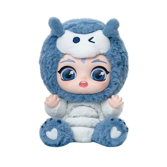 Pop Mart Nezha: The Devil Boy Conquers the Dragon King Hugging Series Vinyl & Plush White Dragon Ao Bing