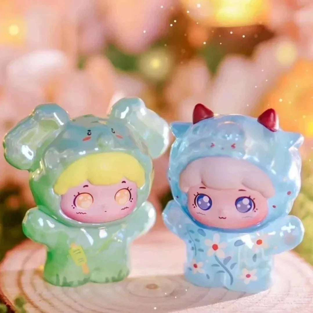 Baobao's Pet Store Spring Outing Transparent Color Mini Beans Series PVC Figures. Blind Box