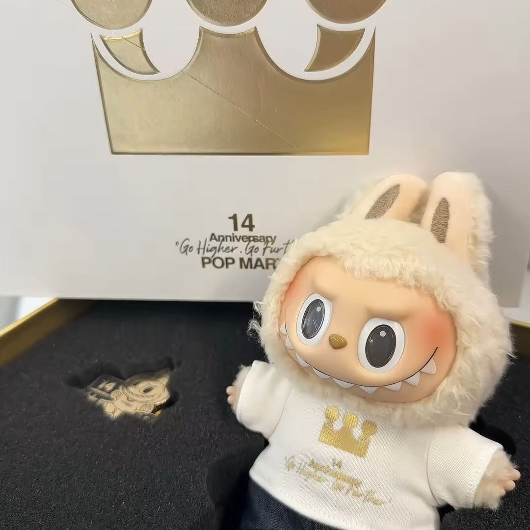 POPMART 14th ANNIVERSARY LABUBU Go Higher. Go Further Gift Box. Limited Edition