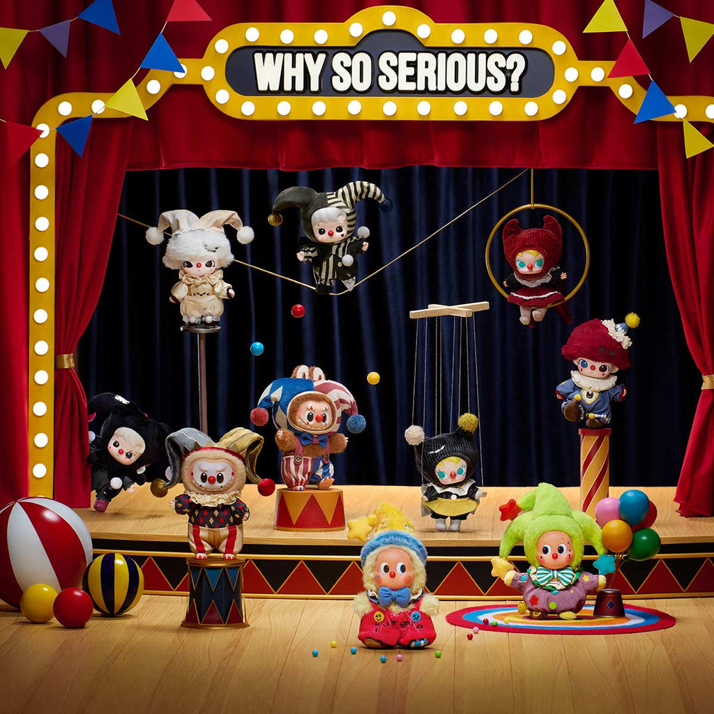 Labubu The Monsters Why So Serious Series Plush Pendant POP MART Blind Box
