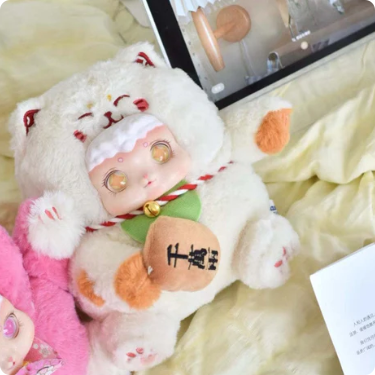 Lucky Meow Series Plush Doll. Blind Box