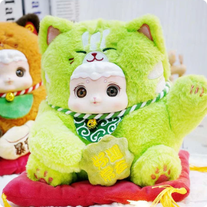 Lucky Meow Series Plush Doll. Blind Box