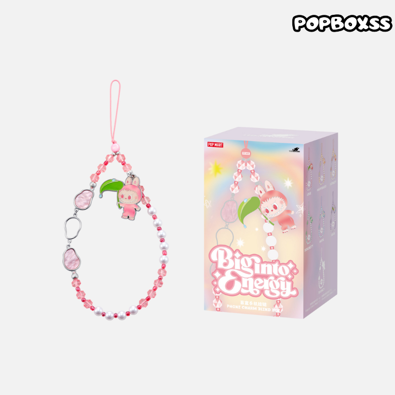 POP MART THE MONSTERS LABUBU Big into Energy Series-Phone Charm Blind Box