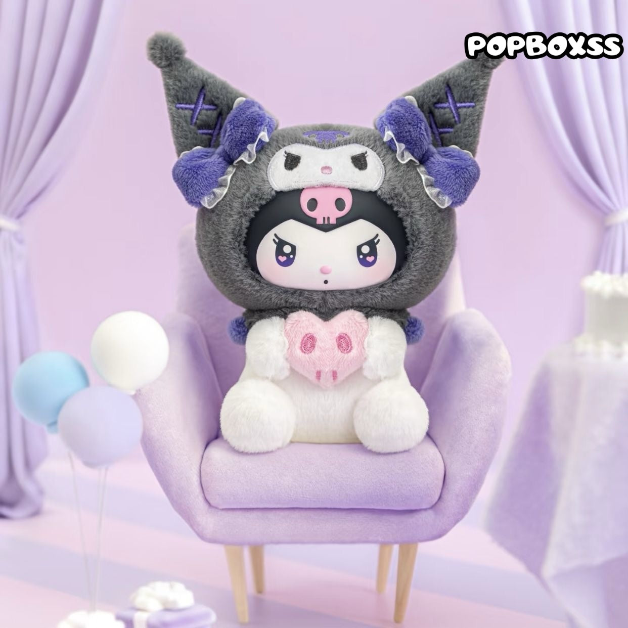 SRO Kuromi Party Series Plush Pendant Dolls. Blind Box