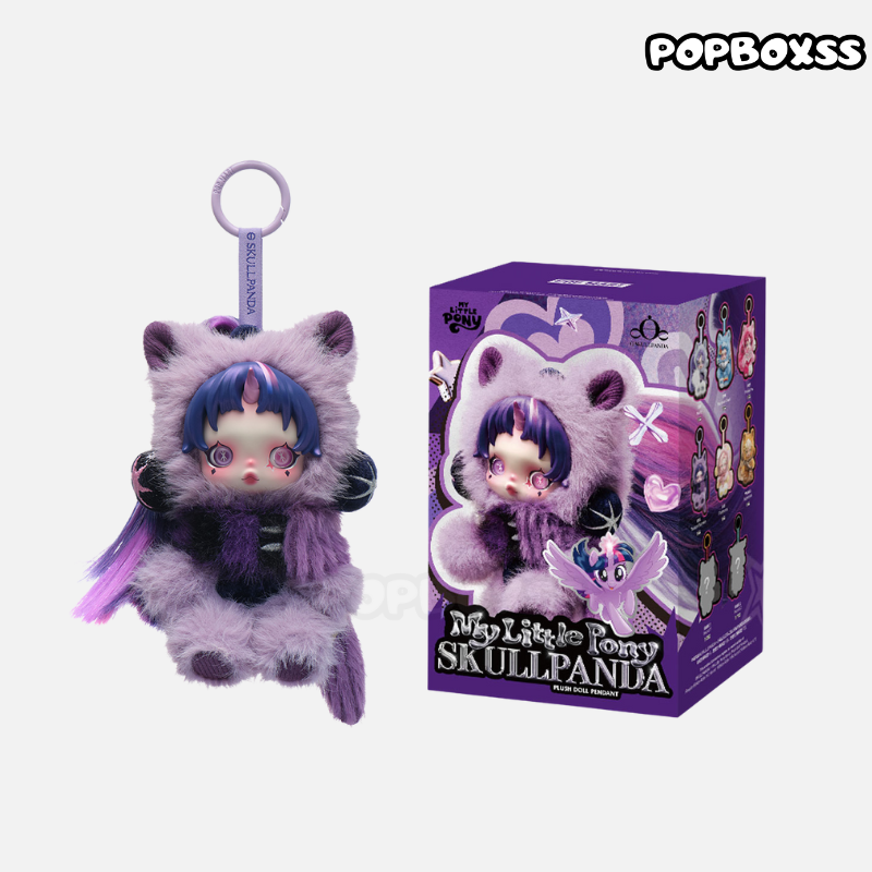【Hot】SKULLPANDA × My Little Pony Series Plush Blind Box