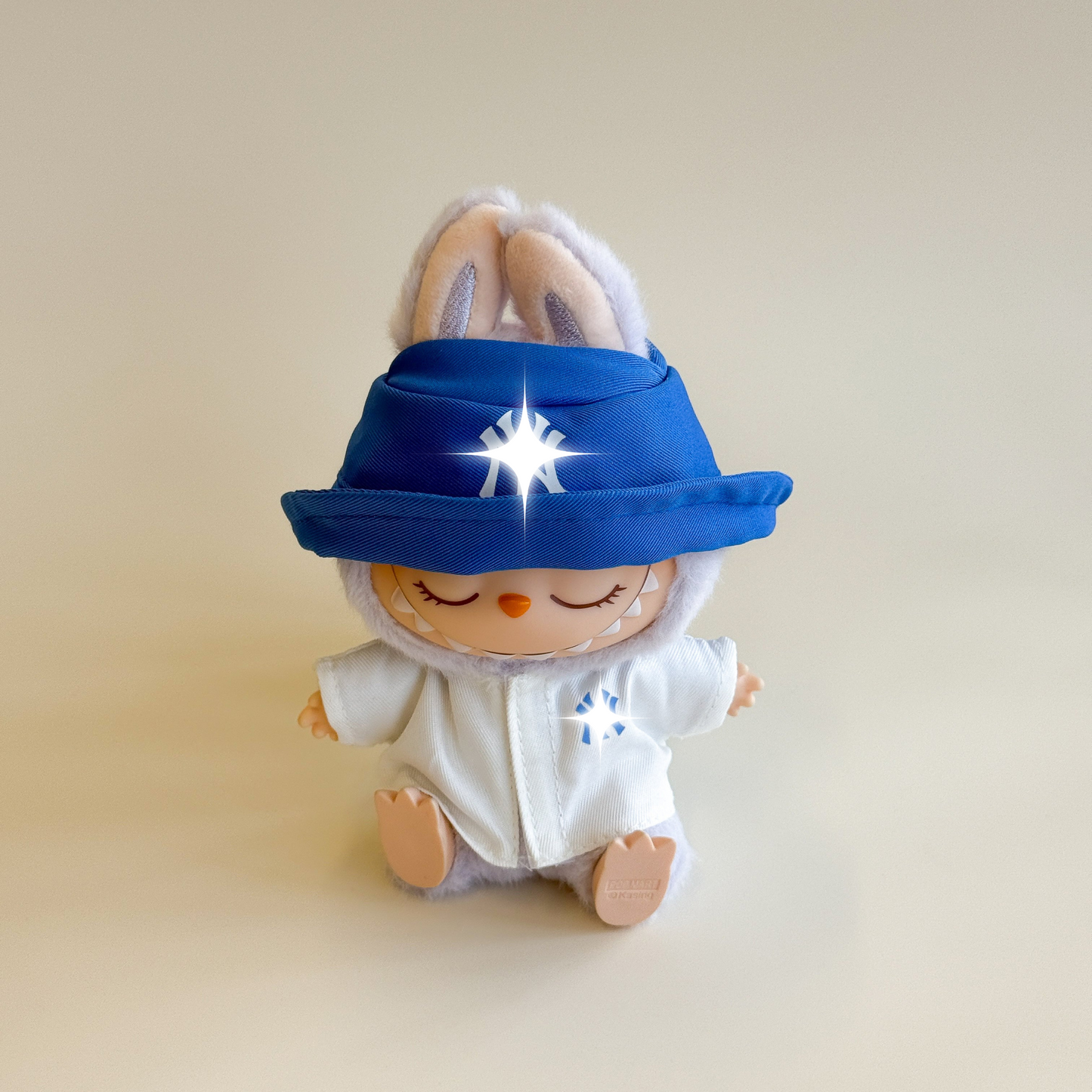 Labubu Baseball Outfit – Blue Classic Edition