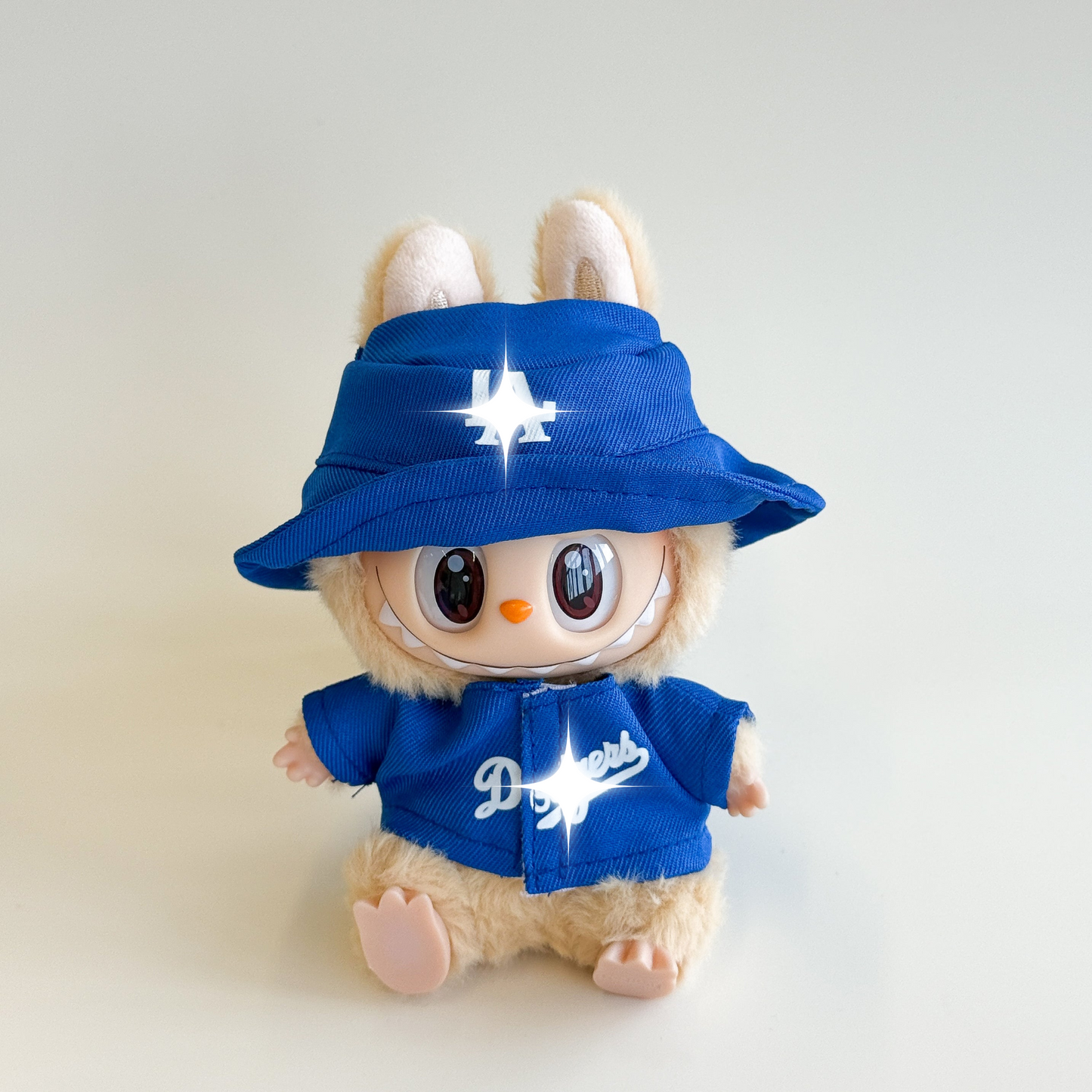Labubu Baseball Outfit – Blue Edition