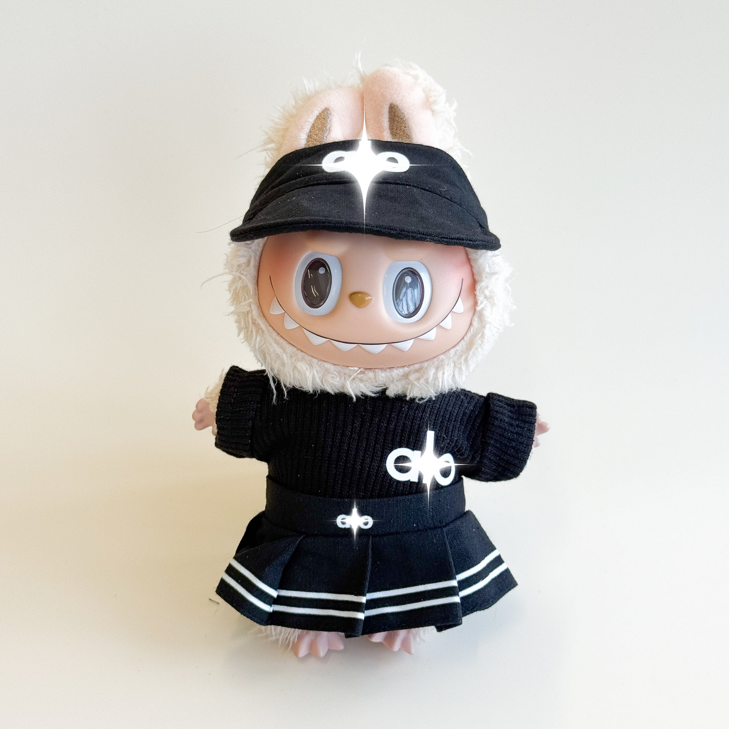 Labubu Athletic Outfit – Athleisure Monochrome Edition (4 Items)