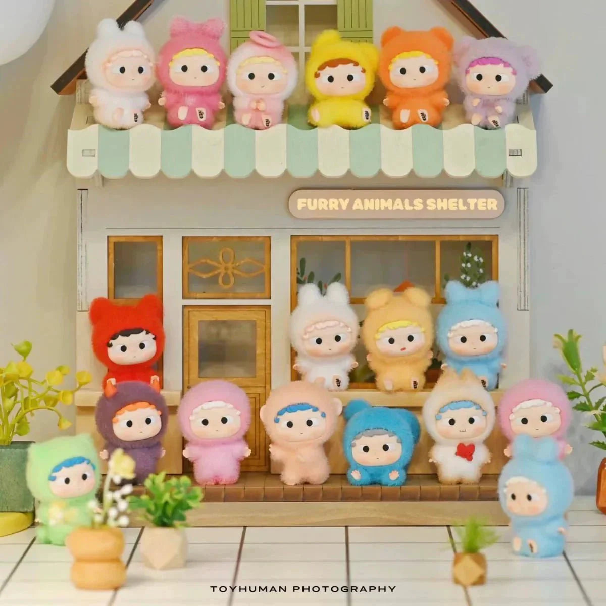 OZAI Furry Animals Shelter Series Figures Blind Box