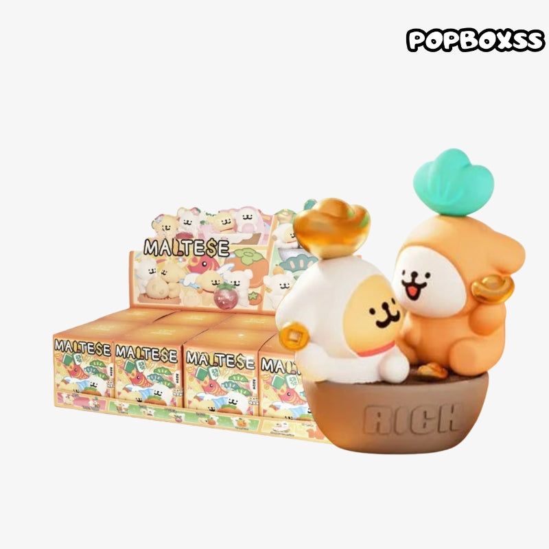 Maltese Lucky Paws Series Blind Box Figures