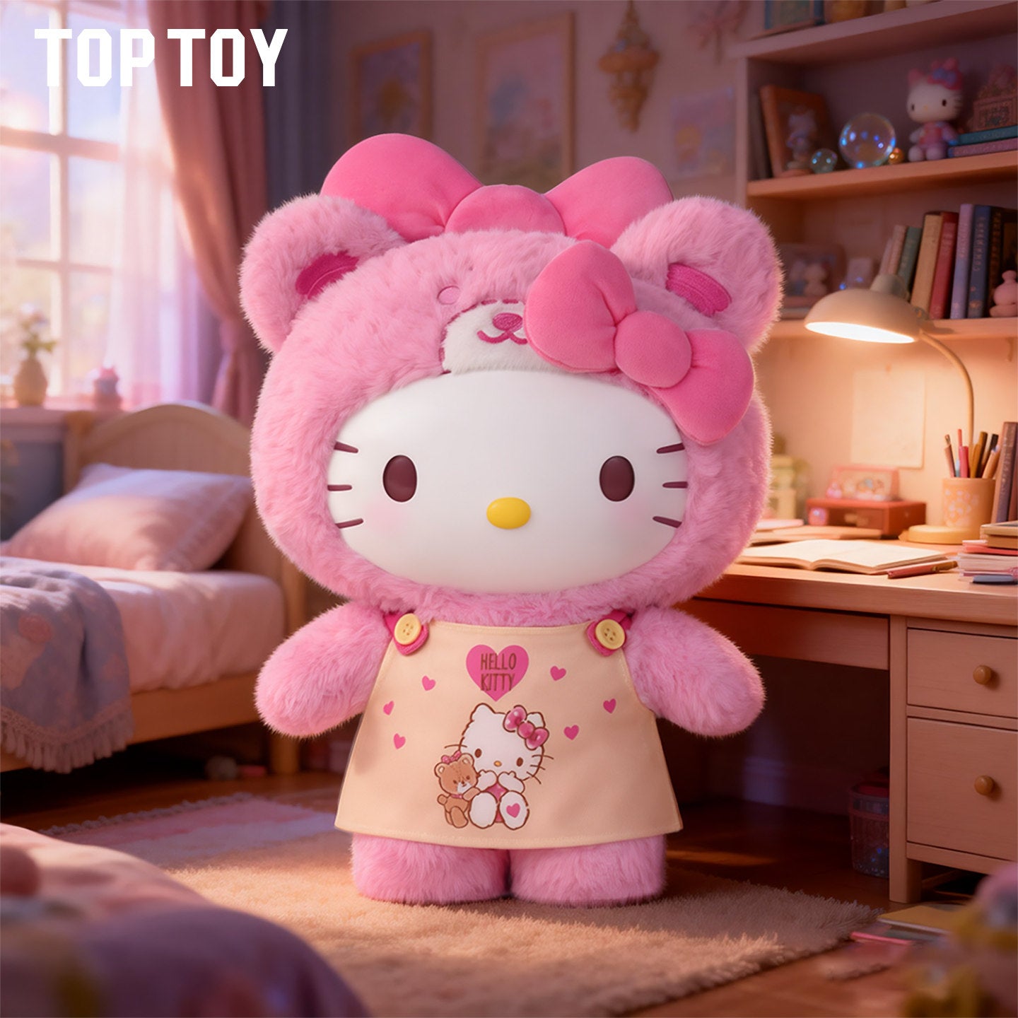 TOP TOY HELLO KITTY Caramel Pajamas peach Pajamas plush toys