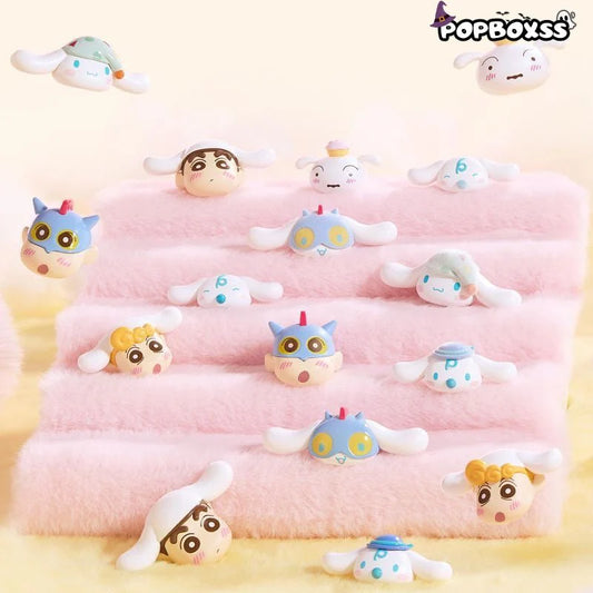 Cinnamoroll ×Crayon Shinchan Series Mini Beans Figures