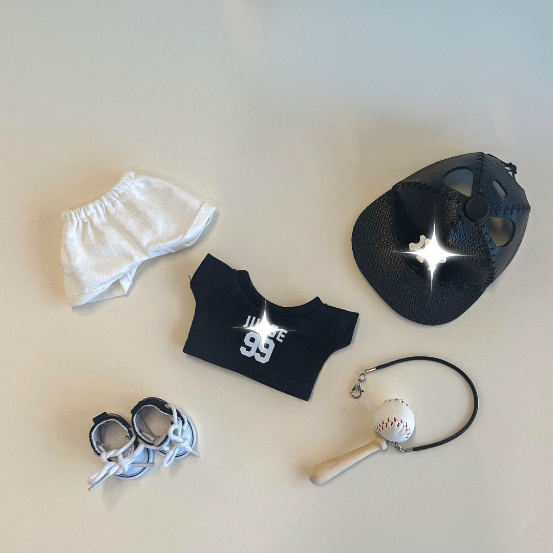 Labubu Baseball Outfit Set –  #99 Edition