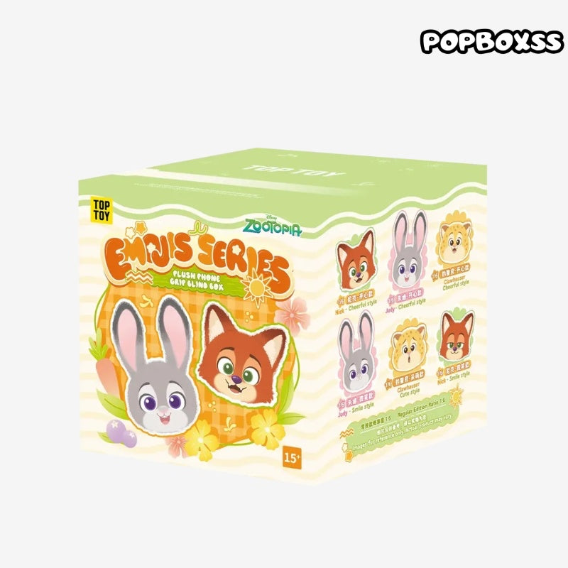 DISNEY Zootopia 2 Emojis Series Plush Phone Grip Blind Box