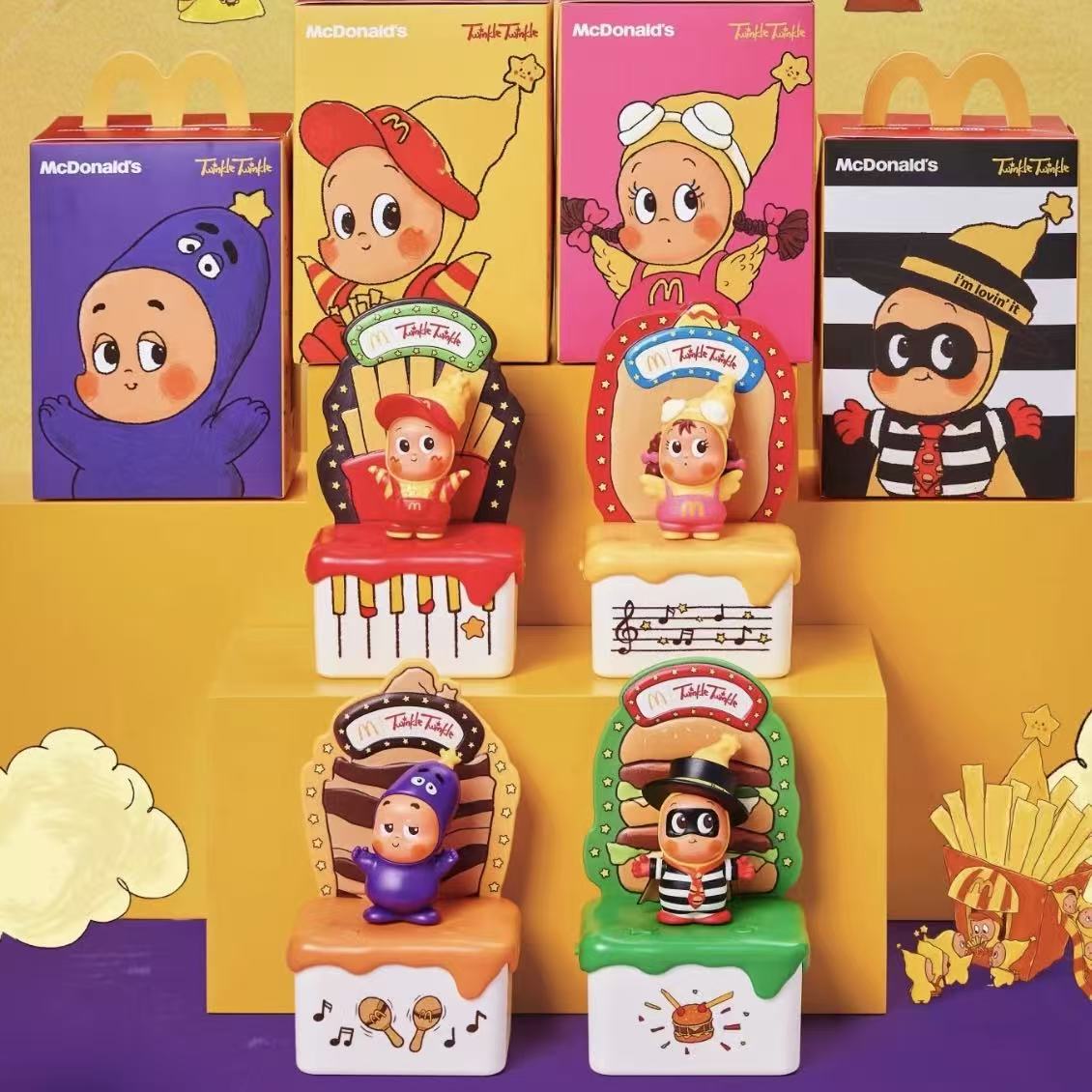 McDonald's x Twinkle Twinkle Stars Choir figurines