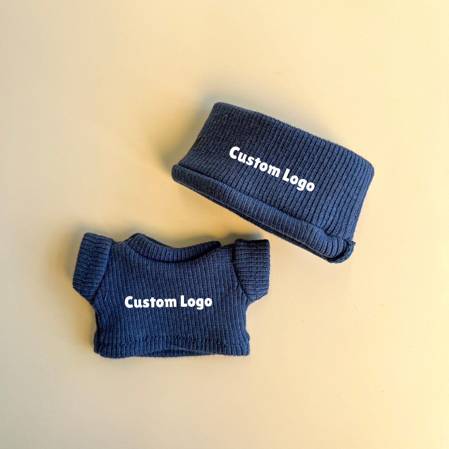 Labubu Custom Logo Outfit – Beanie & Sweater Set (Multiple Colors)