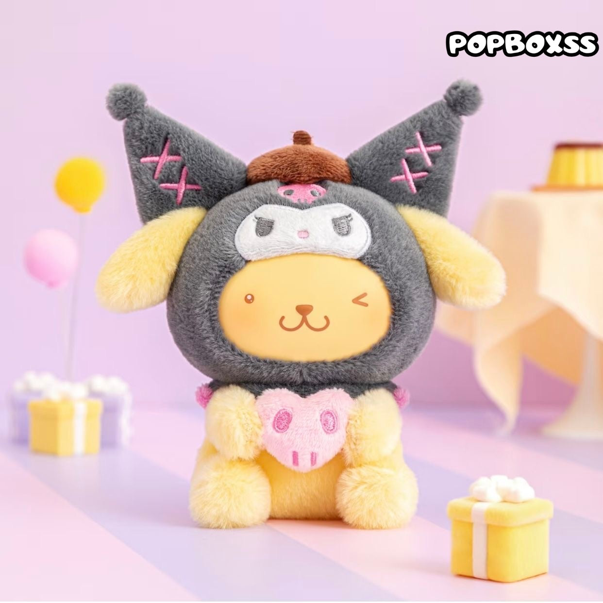 SRO Kuromi Party Series Plush Pendant Dolls. Blind Box