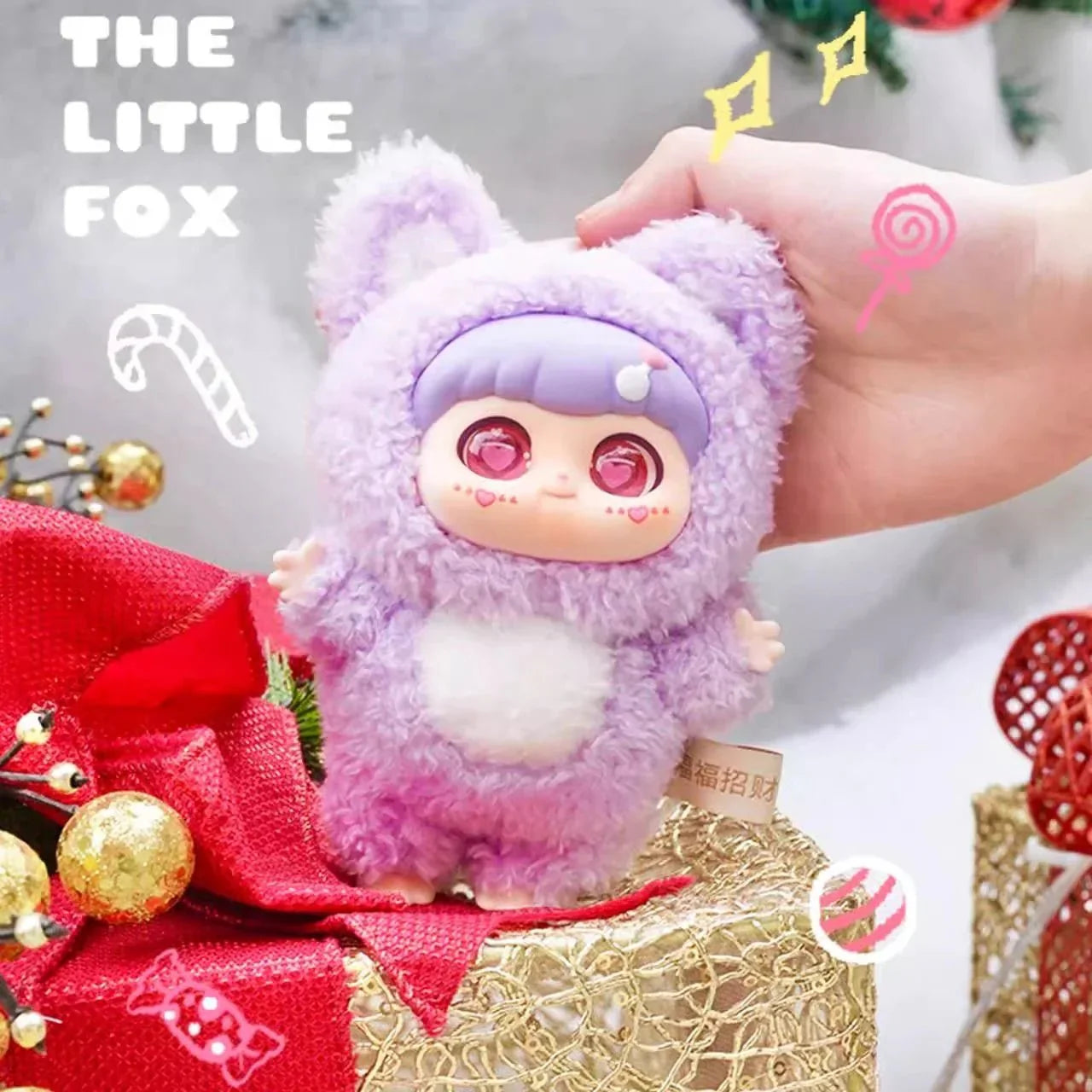 FuFu Zhao Cai Fox Series Plush Dolls. Blind Box