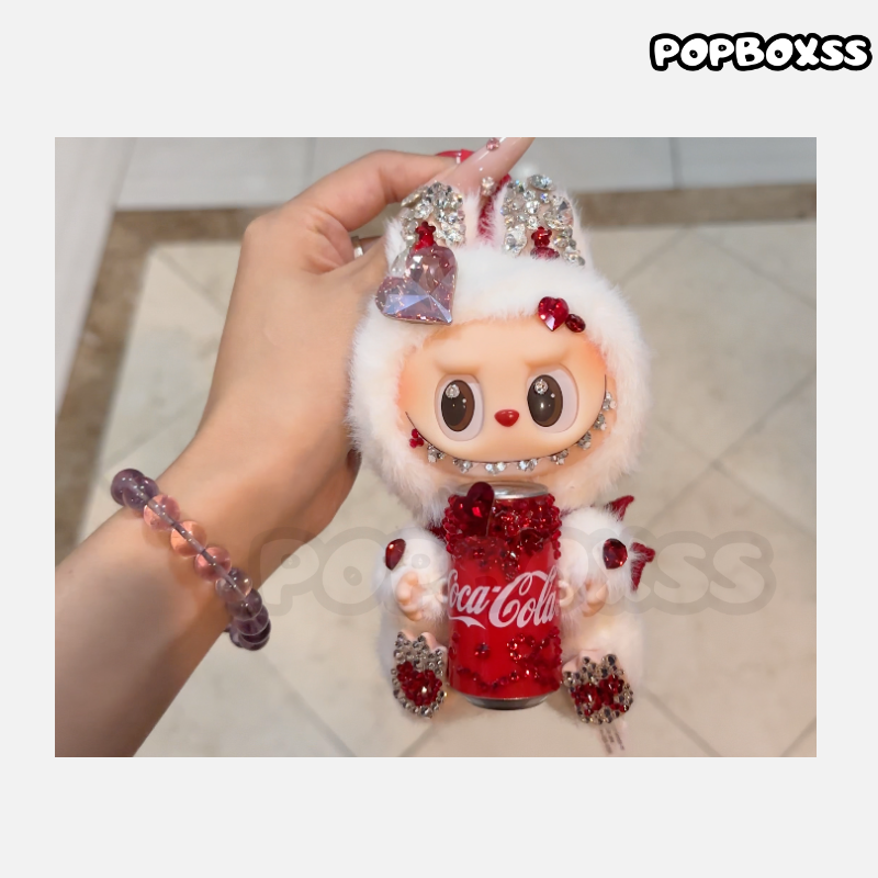 【Customized Two-Week】 Labubu Swarovski Crystal Doll Clothes (Doll Included) COCA-COLA