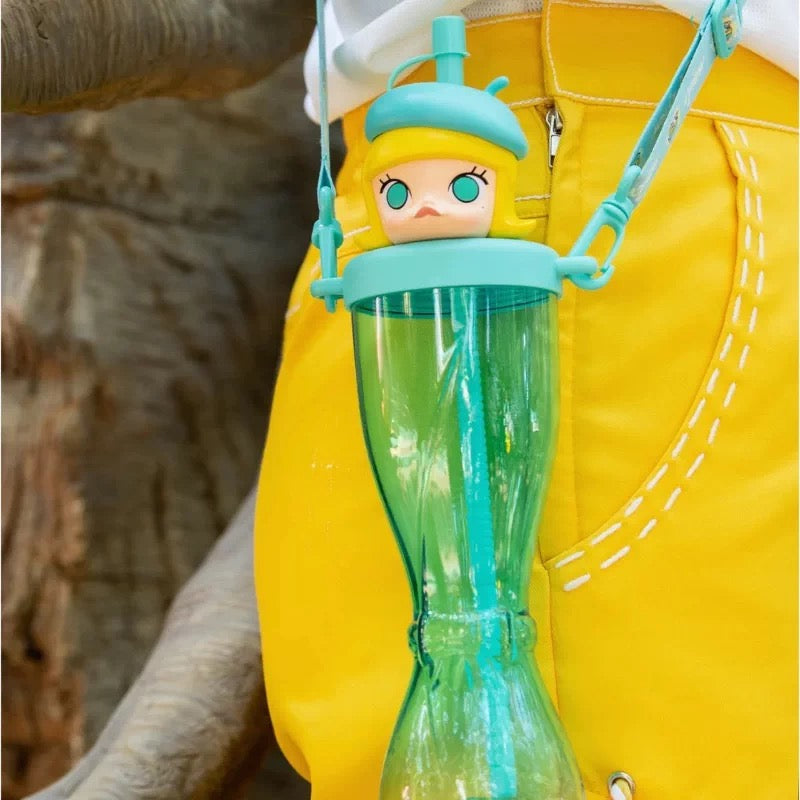 POPMART-POPLAND Limited THE MONSTERS Party Series Straw Cup. Cooling Water