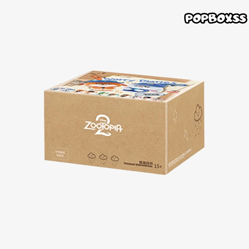 MINISO Zootopia 2 Worry Diaries Series Plush Pendant Blind Box