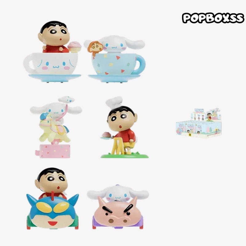 CINNAMOROLL X CRAYON SHINCHAN Wonderland Series Figures Blind Box