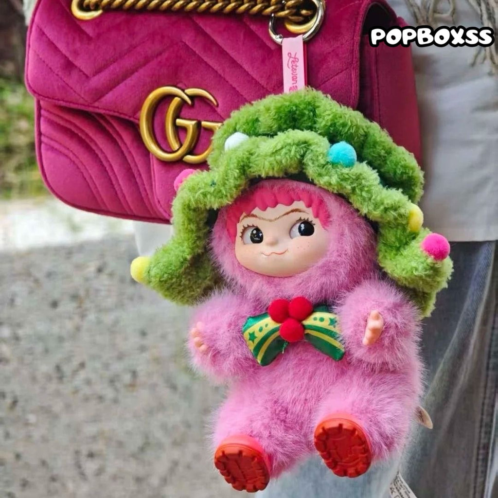 WAKUKU Santa Cutie in Pink Series Vinyl Plush Limited Figure