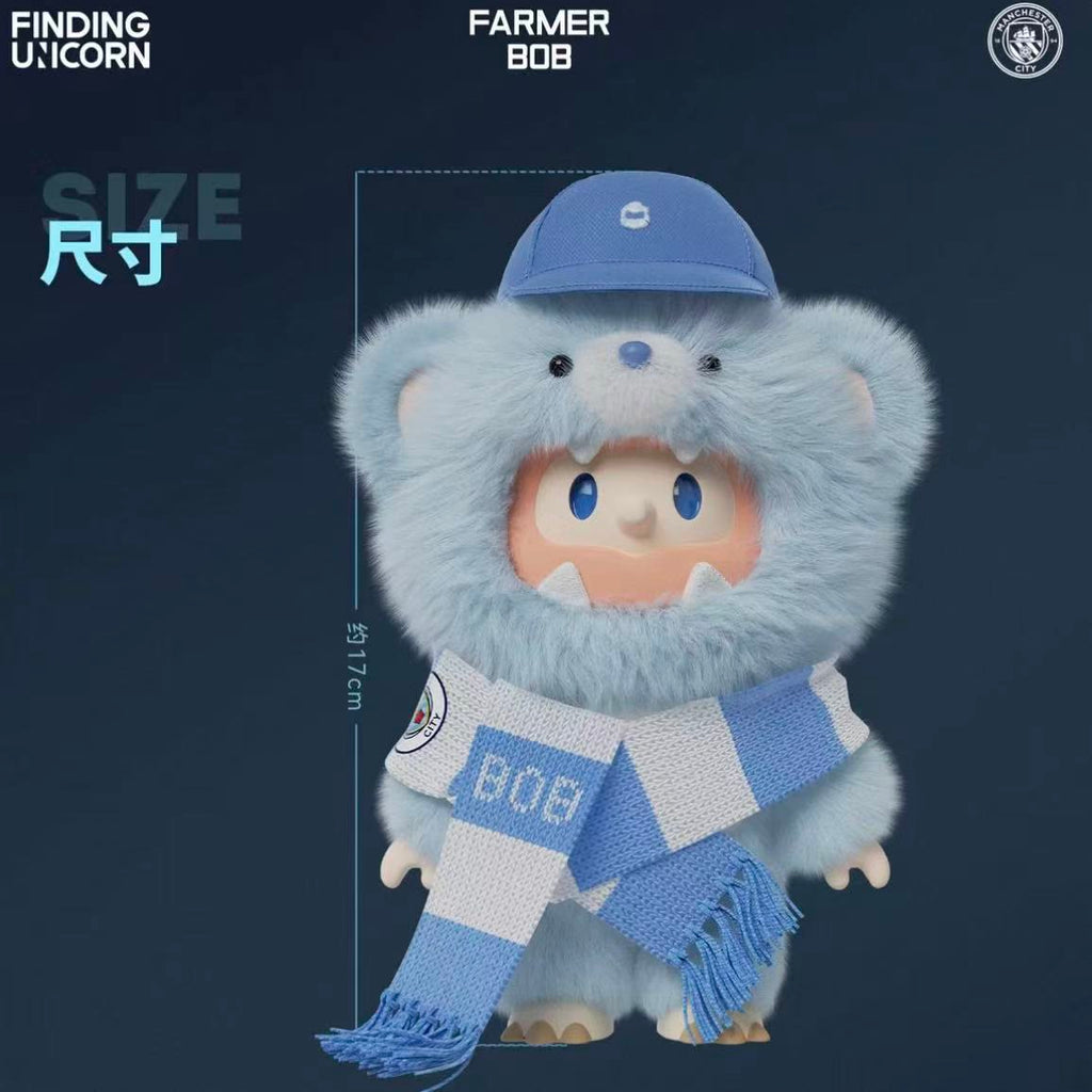 Farmer BOB Manchester City Bear Series Vinyl Plush Pendant