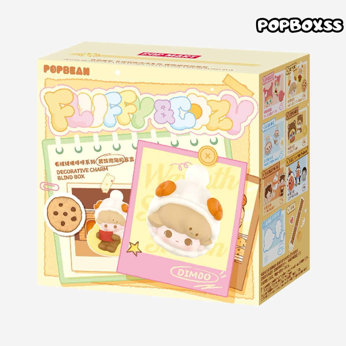 POP BEAN Fluffy & Cozy Series-Decorative Charm Blind Box(PRE-ORDER)