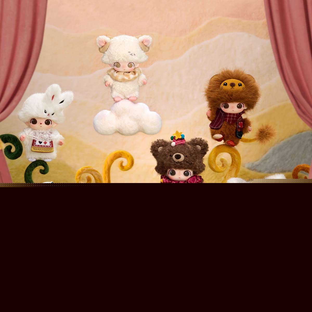 DIMOO The Secret Theatre Club Series - Vinyl Plush Pendant Blind Box