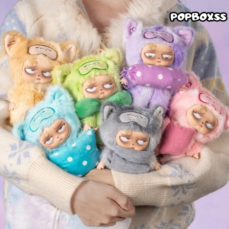 【US 3-5 Arrival】Sleepless Grumpipi V2 Whispers to Dreamland Series Plush Blind Box