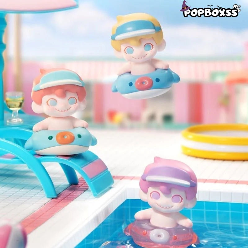 TNTSPACE Pool Party Series Mini Beans Figures, Blind Bag