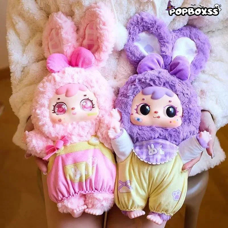 Samuel-V2 400% Little Bear And Little Rabbit's Happy Picnic Series Plush Dolls, Blind Box