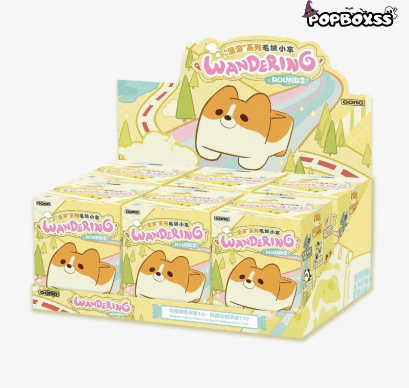 GONG Original Roaming Series Plush Toy Car Round2 Blind Box