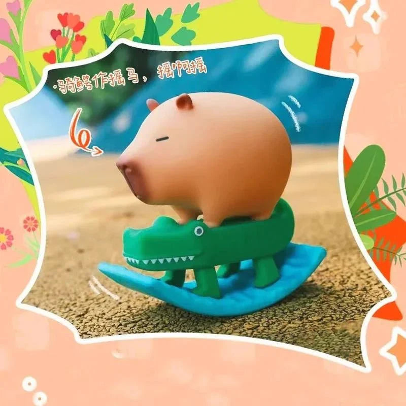Luck Moai Capybara Series Figures. Blind Box