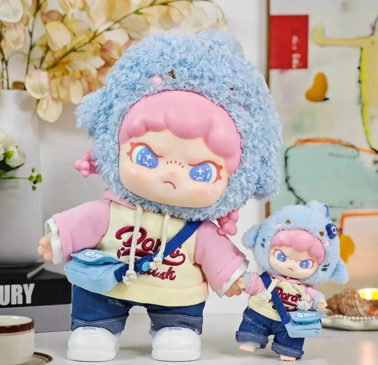 Dora Sharky Lala Girl Vinyl Plush Doll & Pendant