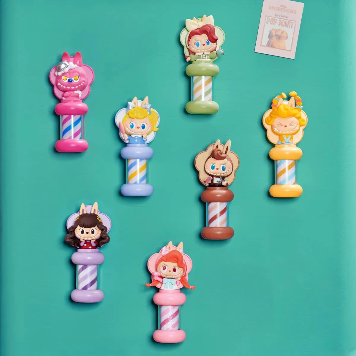 POPMART THE MONSTERS Hair Salon Series - GlowingFridge Magnet Blind Box