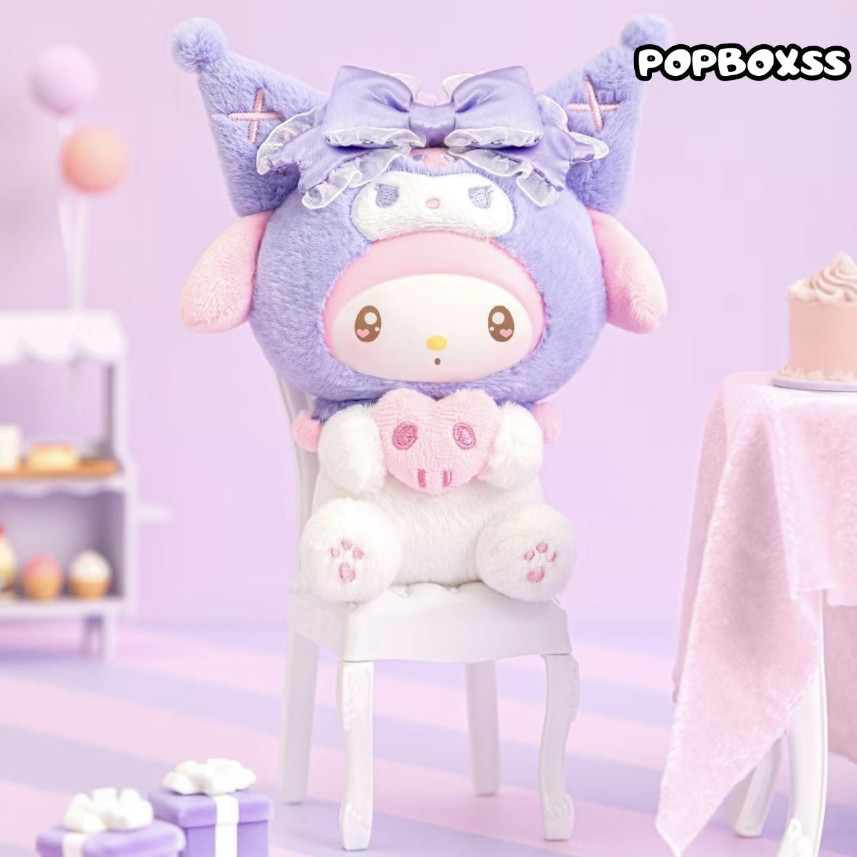 SRO Kuromi Party Series Plush Pendant Dolls. Blind Box