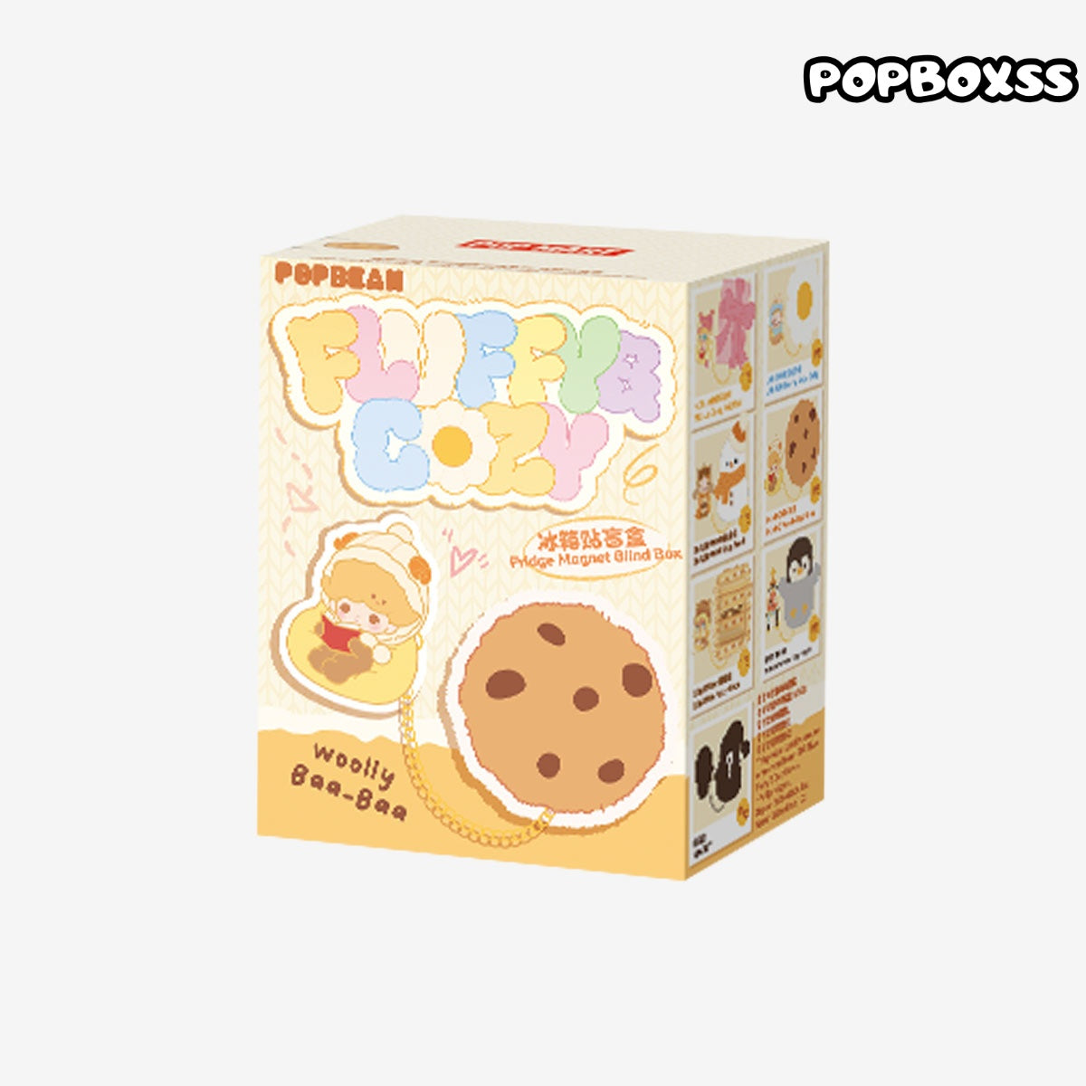 POP BEAN Fluffy & Cozy Series-Fridge Magnet Blind Box(PRE-ORDER)