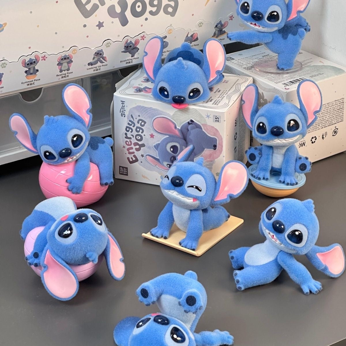 TOP TOY STlTCH Energy Yoga Series Figures. Blind Box