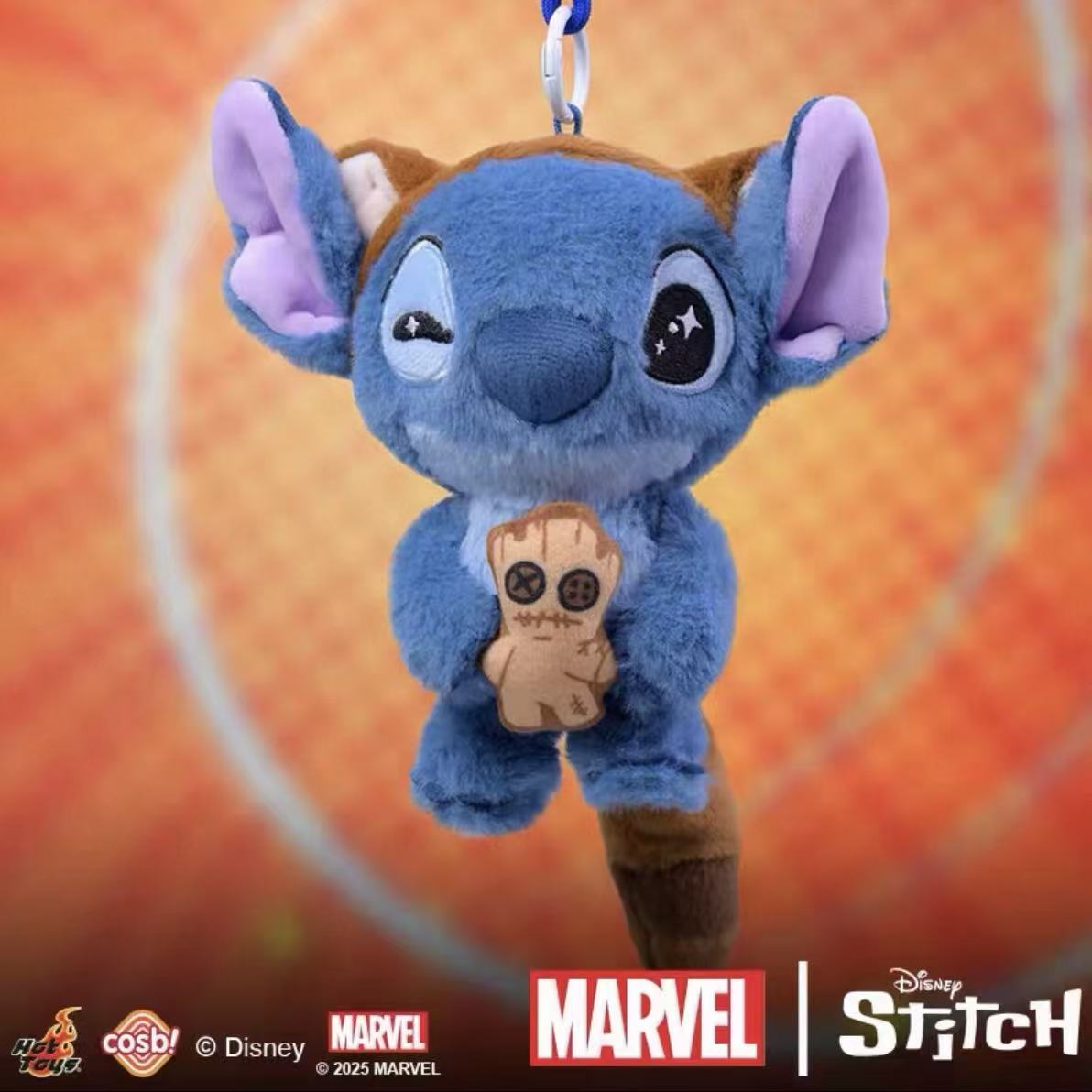 HOT TOYSP COSBI MARVEL X Stitch Vinyl plush pendant blind box