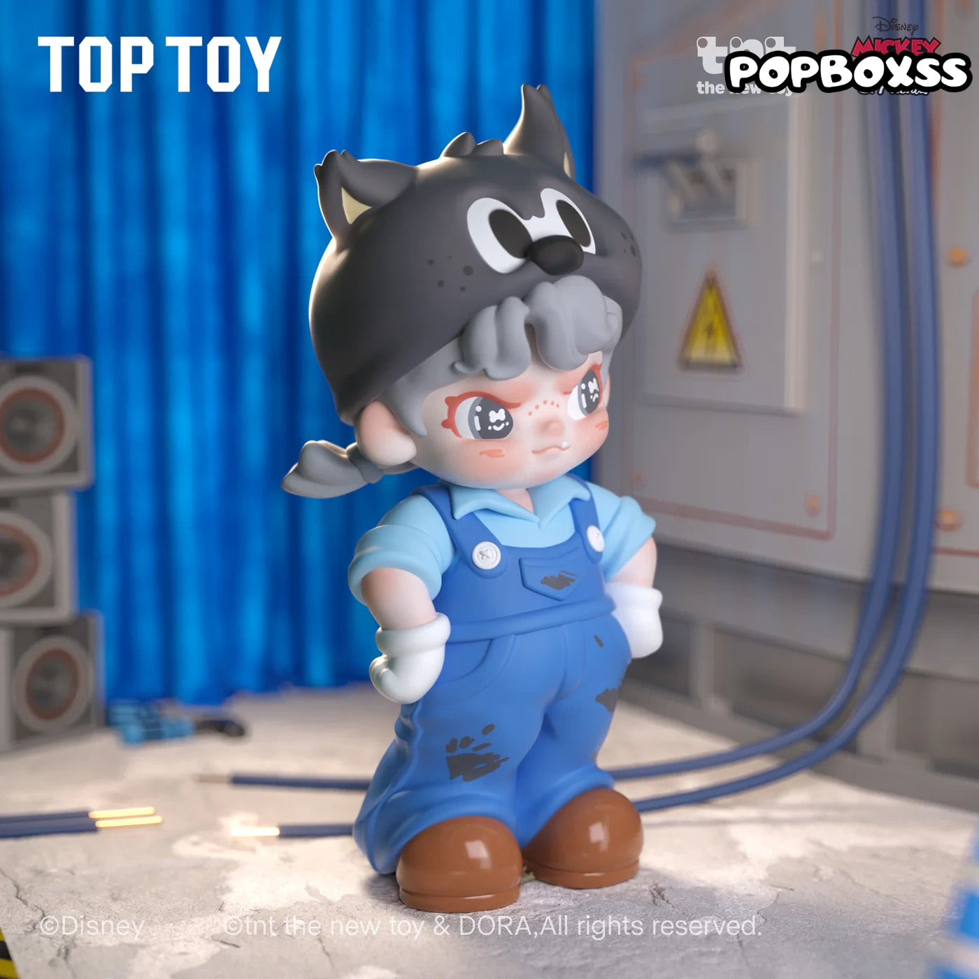 TOP TOY DISNEY DORA Loves Mickey Series Figures Blind Box