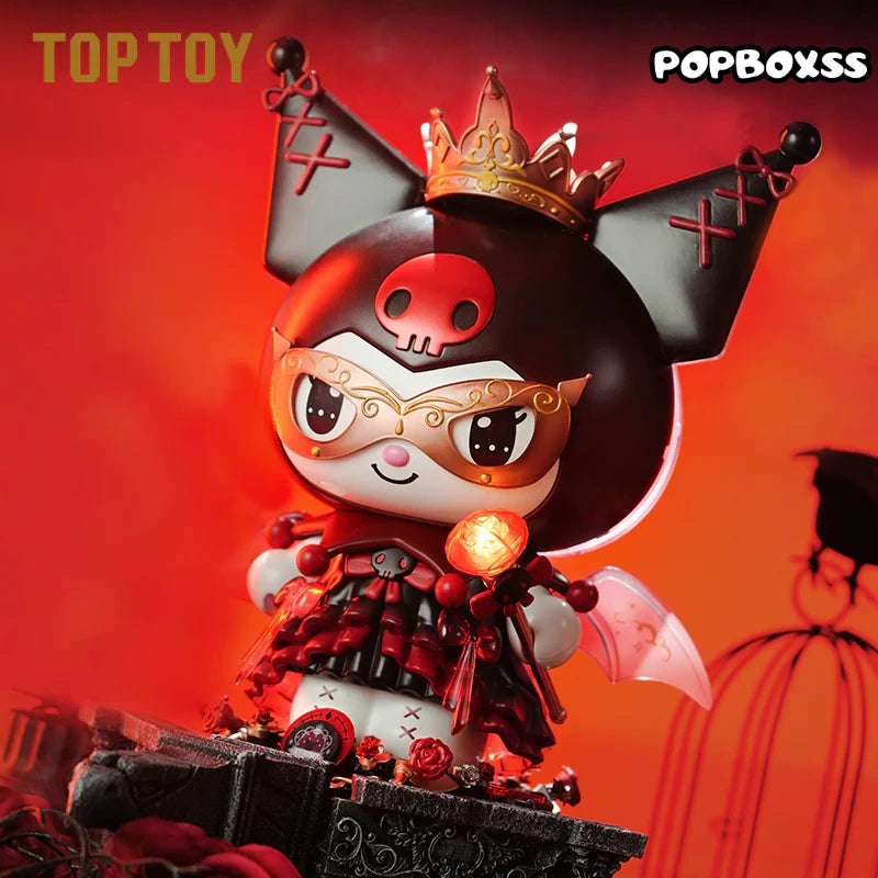 TOP TOY Kuromi Dark Castle Night Building Blocks Figure 450+Pcs