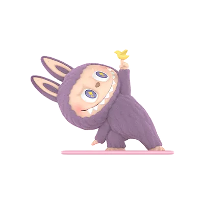 【gift】THE MONSTERS Labubu Lazy Yoga Series Figures