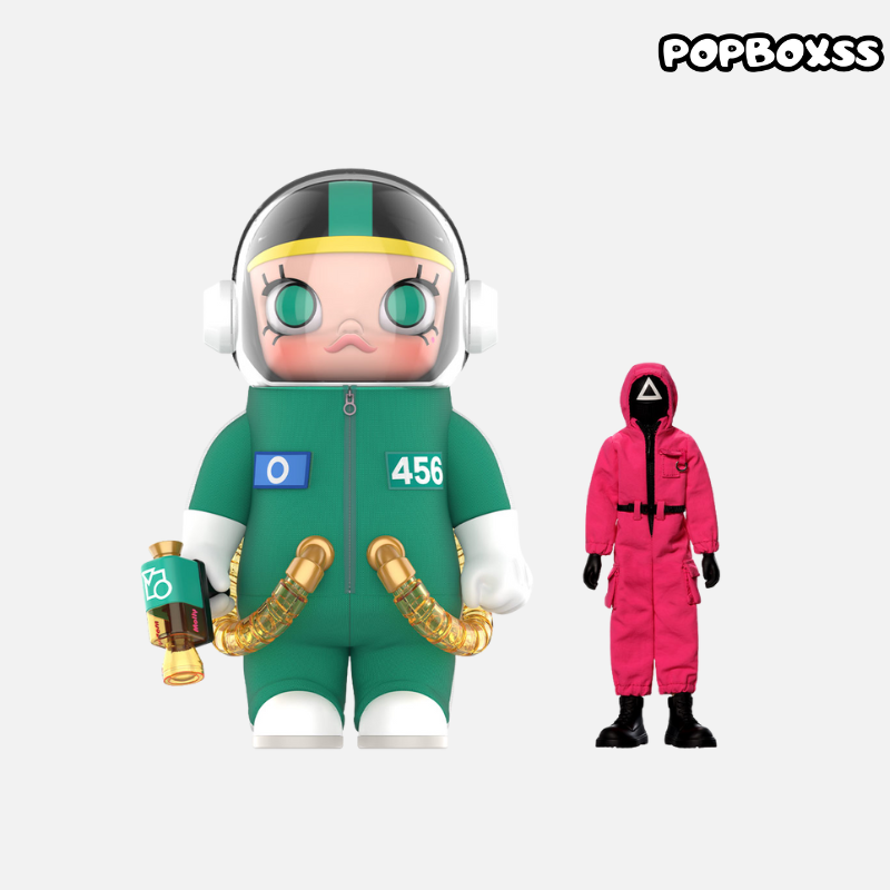 POPMART MEGA SPACE MOLLY 400% + Action Figure Squid Game Set
