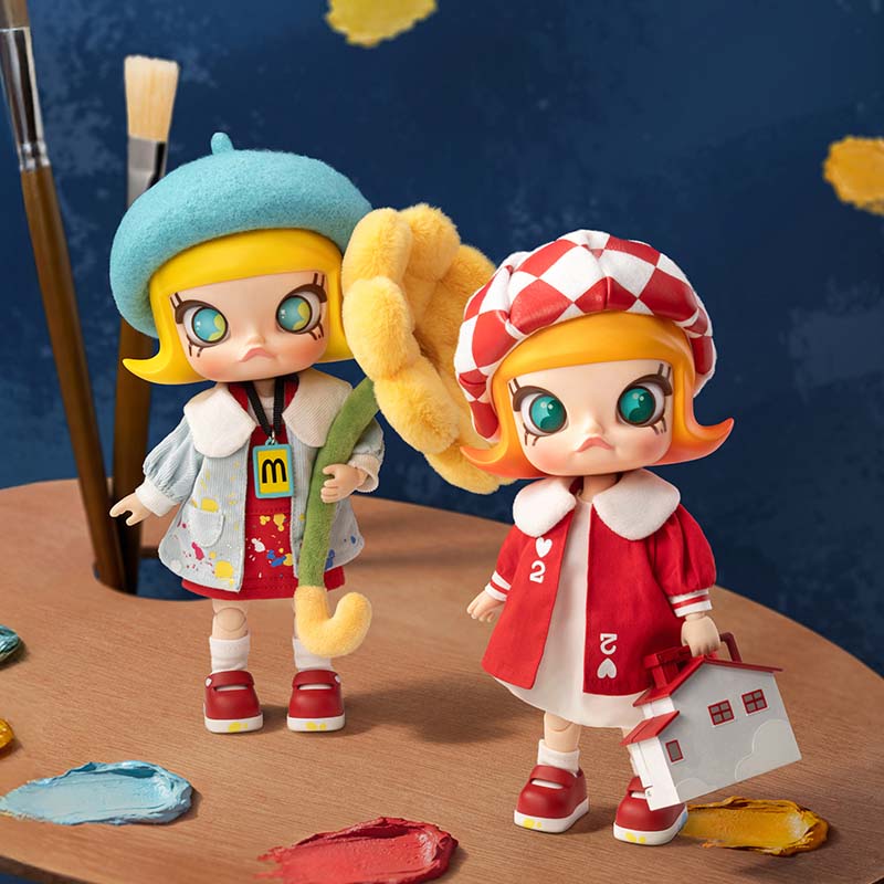 POP MART MOLLY 20th Anniversary Series 1/8 Action BJD Figure Blind Box