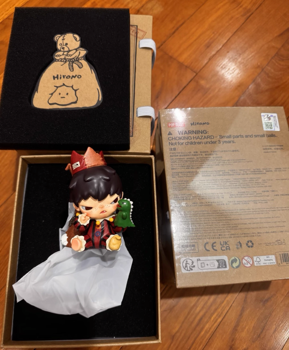 POPMART HIRONO back to play  Limited edition figurines from the Singapore PTS exhibition
