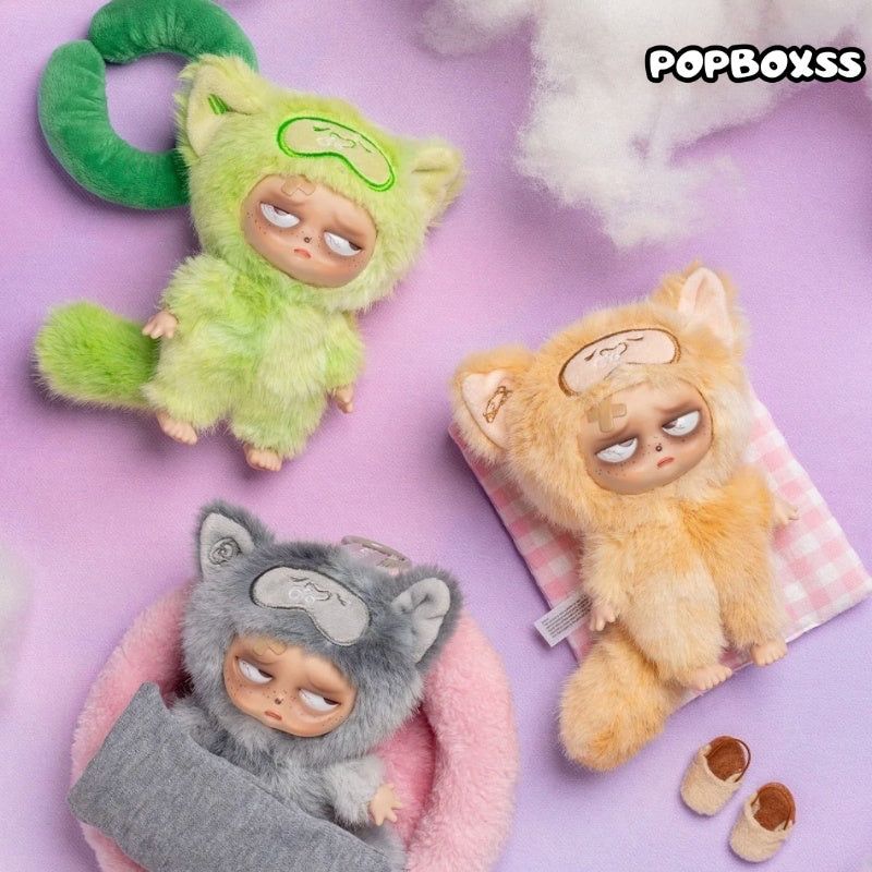 【US 3-5 Arrival】Sleepless Grumpipi V2 Whispers to Dreamland Series Plush Blind Box