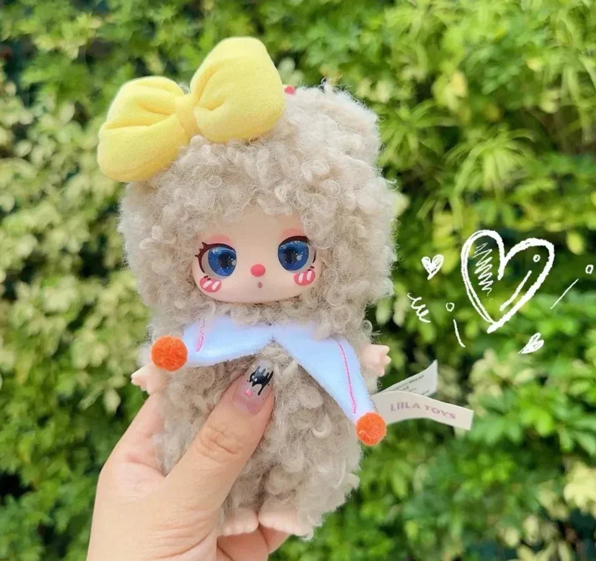 LiiLa's Lucky Cat V3 Series Plush Dolls Hanging Card. Limited Edition