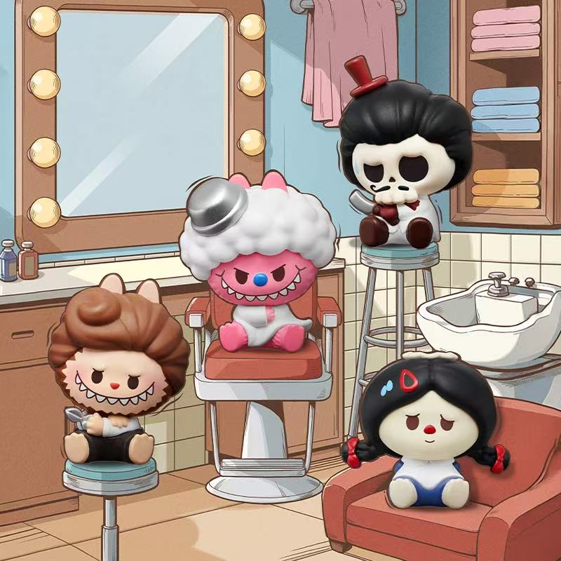 POP MART The Monsters Hair Salon Mini Bean Series Figure Blind Box